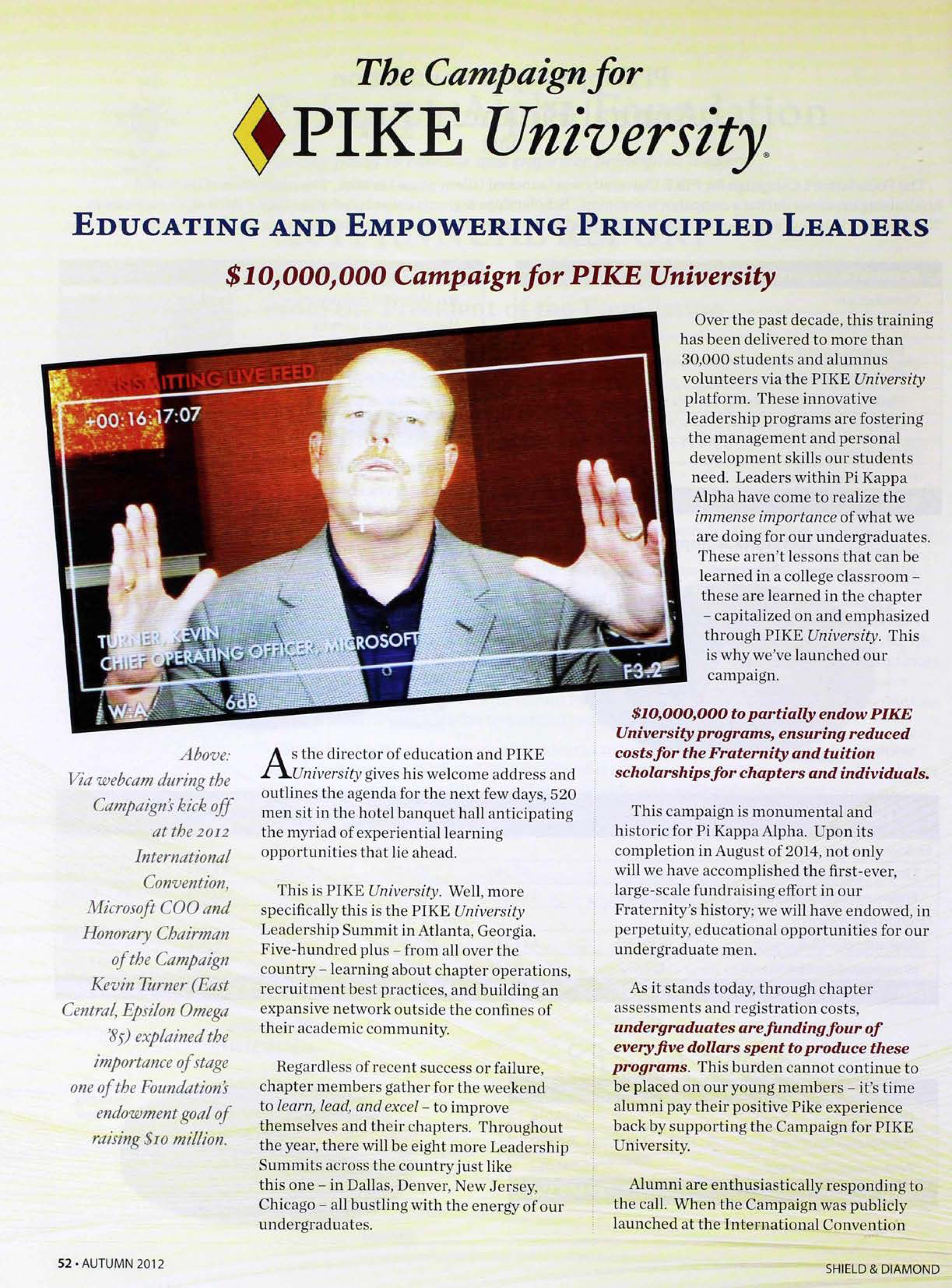 The Campaign For Pike University